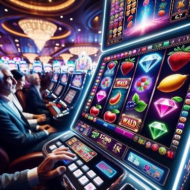 Antarmuka permainan Big Bass Bonanza dengan simbol ikan dan gulungan slot